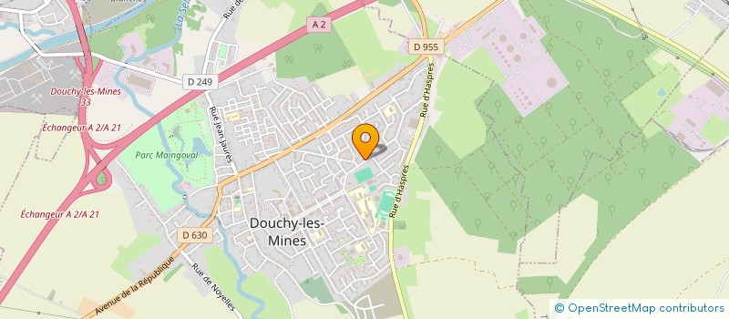localisation de l'entreprise SCI LE CHALET DE LA BRESSE à DOUCHY-LES-MINES
