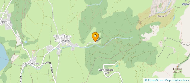 localisation de l'entreprise SCI LE CHALET DE VAUGELAS  VILLARD-SAINT-CHRISTOPHE