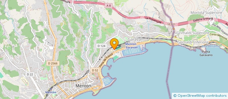 localisation de l'entreprise SCI LE CHALET DES ROSIERS à MENTON