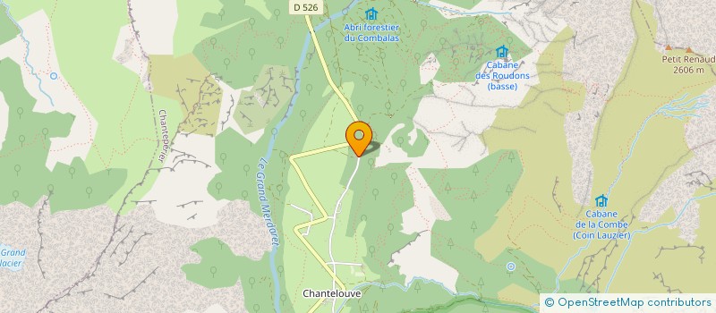 localisation de l'entreprise SCI LE CHALET DES SIAUDS  CHANTEPERIER