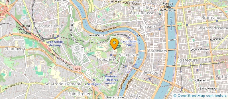 localisation de l'entreprise SCI LE CHALET DU PRE DE L ARC  LYON