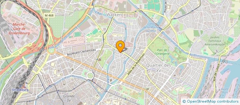 localisation de l'entreprise SCI LE CHALET DU SCHNEPFENRIED à STRASBOURG