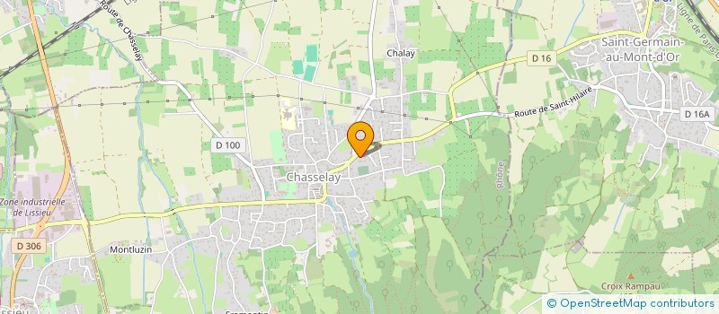 localisation de l'entreprise SCI LE CHALET DU TORRENT  CHASSELAY