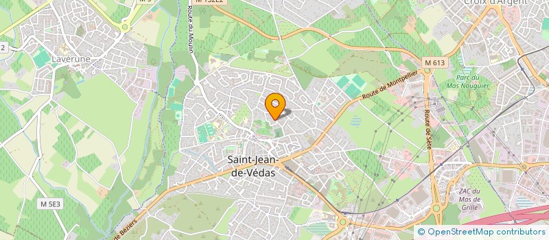 localisation de l'entreprise SCI LE CHALET HAULT  SAINT-JEAN-DE-VEDAS