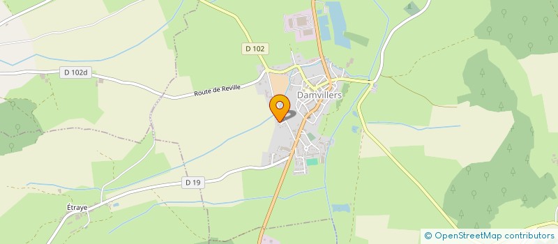 localisation de l'entreprise SCI LE CHALET IMMOBILIER à DAMVILLERS