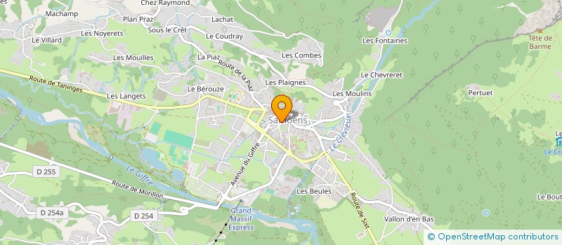 localisation de l'entreprise SCI LE CHALET SAVOYARD à SAMOENS