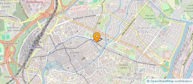 localisation de l'entreprise SCI LE CHAMBORD  STRASBOURG