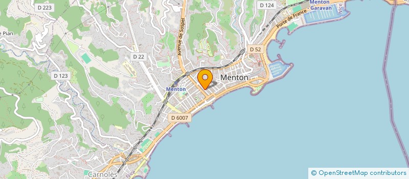 localisation de l'entreprise SCI LE CHAMBORD à MENTON
