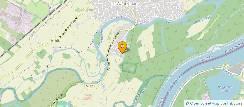 localisation de l'entreprise SCI LE CHAMOIS BLANC  LA WANTZENAU