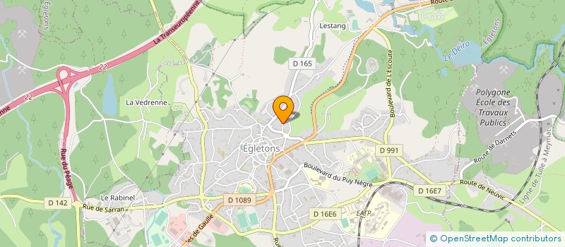 localisation de l'entreprise SCI LE CHAMOIS DES DEUX ALPES à EGLETONS
