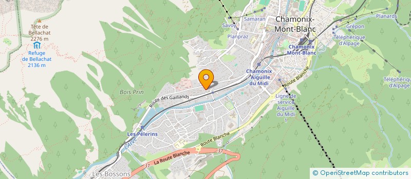 localisation de l'entreprise SCI LE CHAMONIX à CHAMONIX-MONT-BLANC