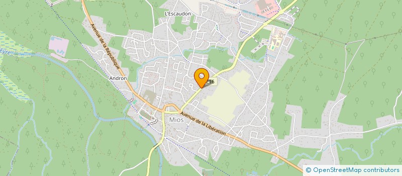 localisation de l'entreprise SCI LE CHAMP  MIOS