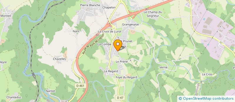 localisation de l'entreprise SCI LE CHAMP  MONISTROL-SUR-LOIRE