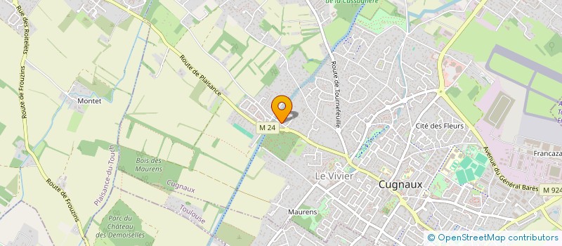 localisation de l'entreprise SCI LE CHAMP  CUGNAUX