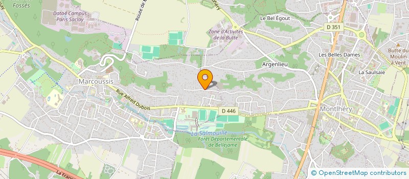 localisation de l'entreprise SCI LE CHAMP  MARCOUSSIS