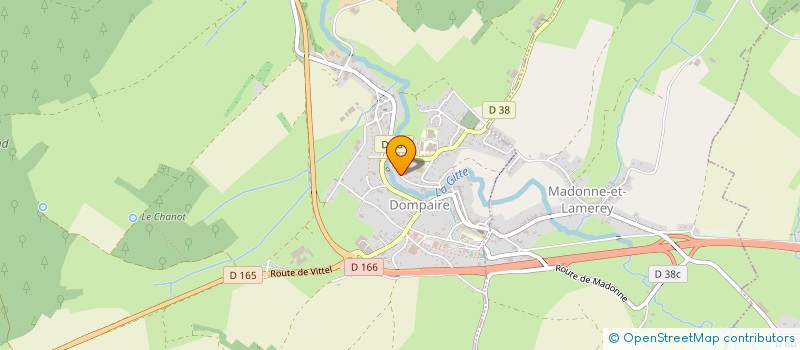 localisation de l'entreprise SCI LE CHAMP COLIN  DOMPAIRE