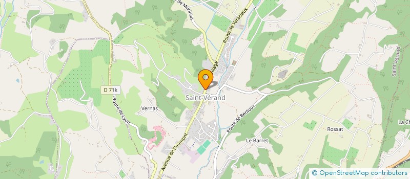 localisation de l'entreprise SCI LE CHAMP DE BLANCHE  SAINT-VERAND