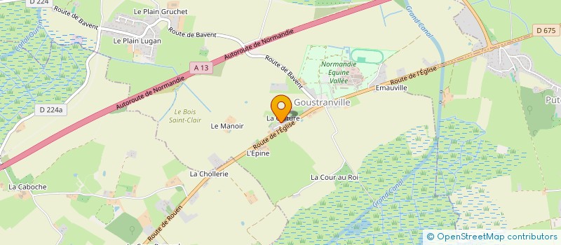 localisation de l'entreprise SCI LE CHAMP DE COURSES à DOZULE