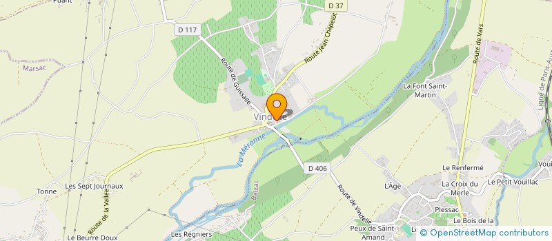 localisation de l'entreprise SCI LE CHAMP DE FOIRE  VINDELLE