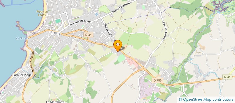 localisation de l'entreprise SCI LE CHAMP DE LA PORTE  ERQUY