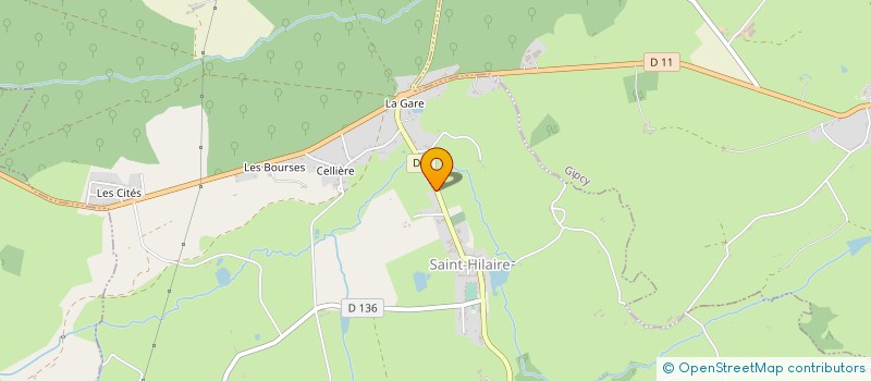 localisation de l'entreprise SCI LE CHAMP DE LA VIGNE  BUXIERES-LES-MINES