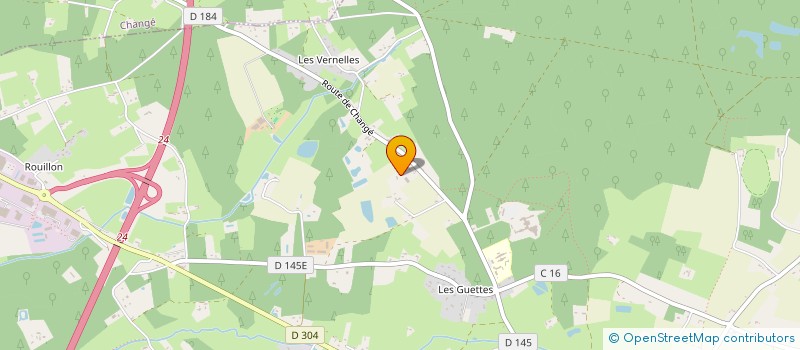 localisation de l'entreprise SCI LE CHAMP DE LA VIGNE  PARIGNE-L'EVEQUE