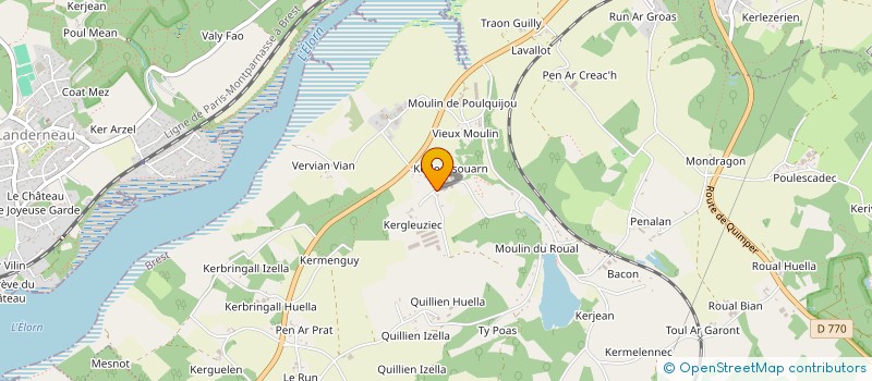 localisation de l'entreprise SCI LE CHAMP DE LOUP  DIRINON