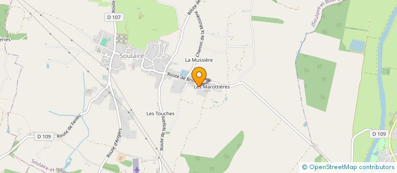 localisation de l'entreprise SCI LE CHAMP DES MINEURS  SOULAIRE-ET-BOURG