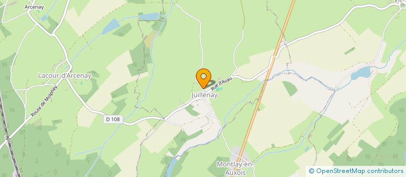 localisation de l'entreprise SCI LE CHAMP DES PIERRES  JUILLENAY