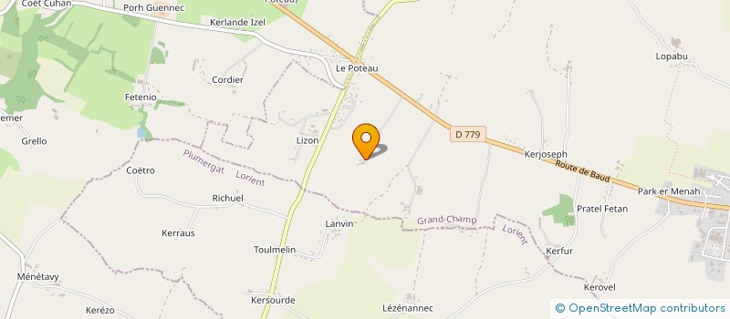 localisation de l'entreprise SCI LE CHAMP DES POSSIBLES  GRANDCHAMP