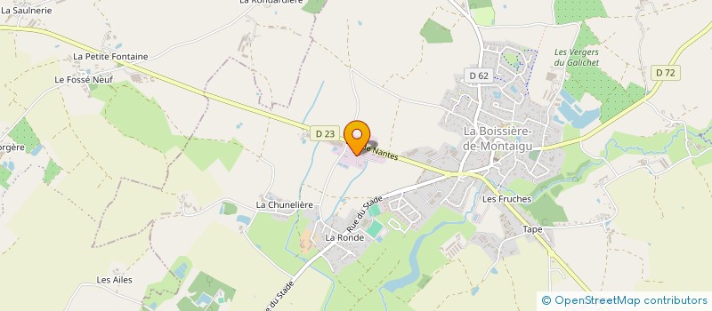 localisation de l'entreprise SCI LE CHAMP DU BORDAGE LUCAS à MONTAIGU-VENDEE