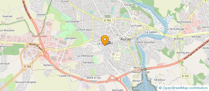 localisation de l'entreprise SCI LE CHAMP DU BOURG  PLOUGOUMELEN