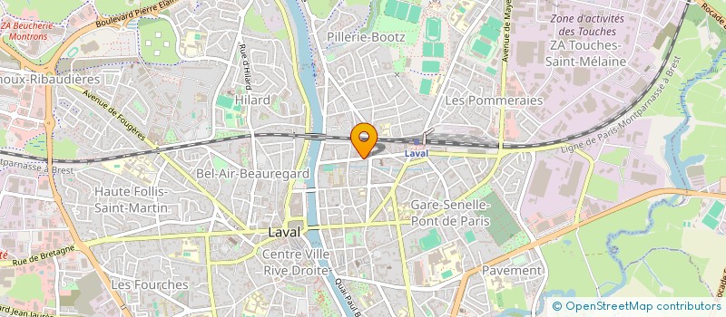 localisation de l'entreprise SCI LE CHAMP DU CARREFOUR  BONCHAMP-LES-LAVAL