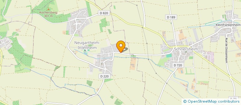 localisation de l'entreprise SCI LE CHAMP DU MOULIN  NORDHEIM