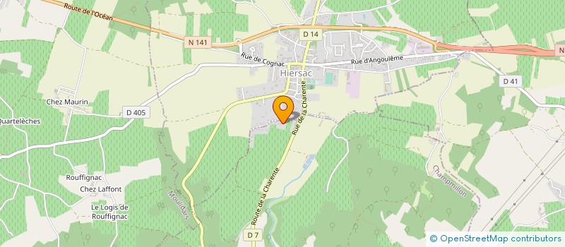 localisation de l'entreprise SCI LE CHAMP FARCHAUD à CHAMPMILLON