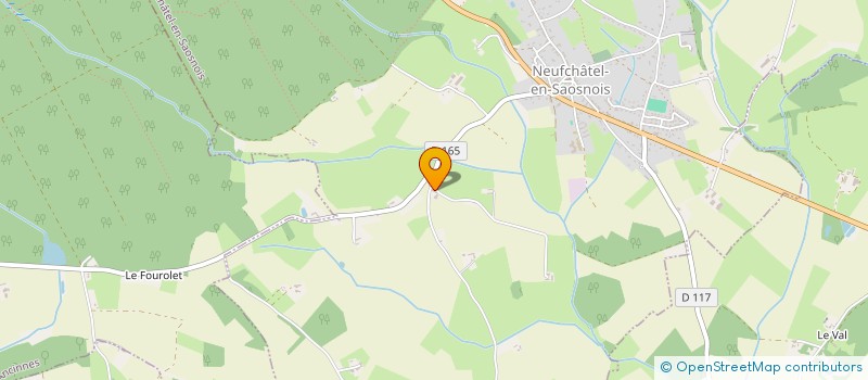 localisation de l'entreprise SCI LE CHAMP FLEURI  SAINT REMY DES MONTS