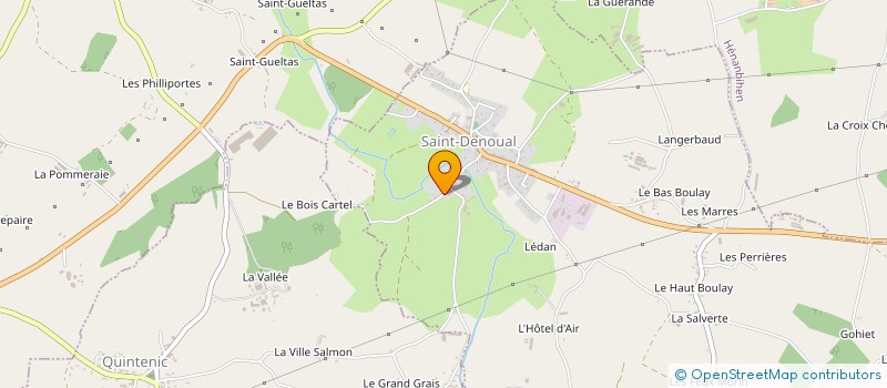 localisation de l'entreprise SCI LE CHAMP HUET  HENANBIHEN