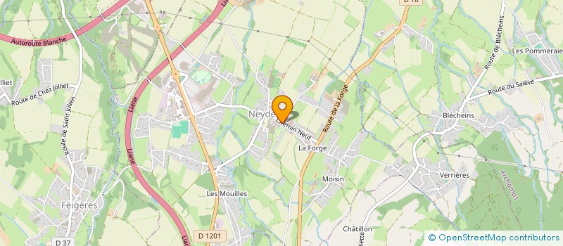 localisation de l'entreprise SCI LE CHAMP LACHAT  NEYDENS