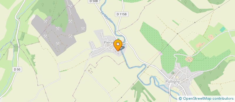 localisation de l'entreprise SCI LE CHAMP LE CERF  PIERREVILLE