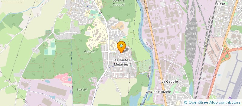 localisation de l'entreprise SCI LE CHAMP MONATRE  ALLONNES