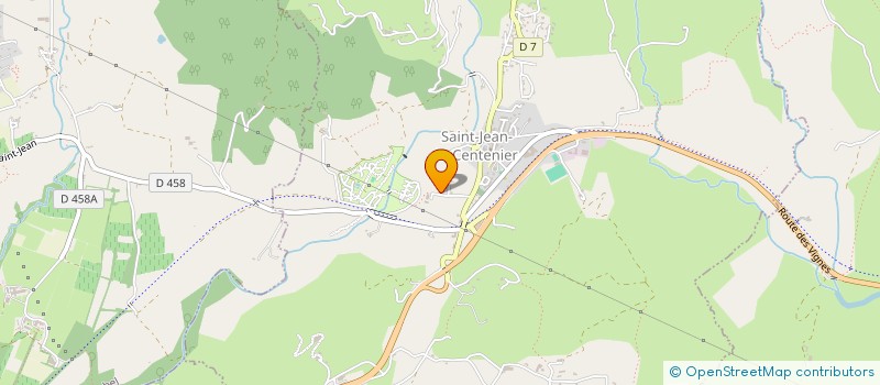 localisation de l'entreprise SCI LE CHAMP SEROU  SAINT-JEAN-LE-CENTENIER