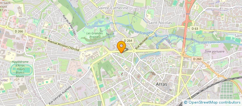 localisation de l'entreprise SCI LE CHAMP VENY à ARRAS