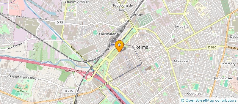 localisation de l'entreprise SCI LE CHAMPAGNE  REIMS