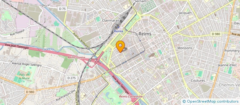 localisation de l'entreprise SCI LE CHAMPAGNE  REIMS