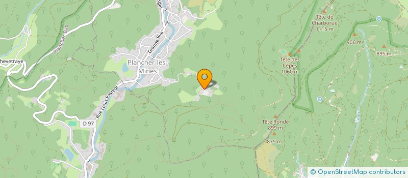 localisation de l'entreprise SCI LE CHAMPAGNEY  PLANCHER-LES-MINES