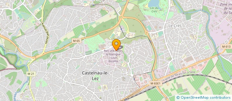 localisation de l'entreprise SCI LE CHAMPOLLION II  CASTELNAU-LE-LEZ