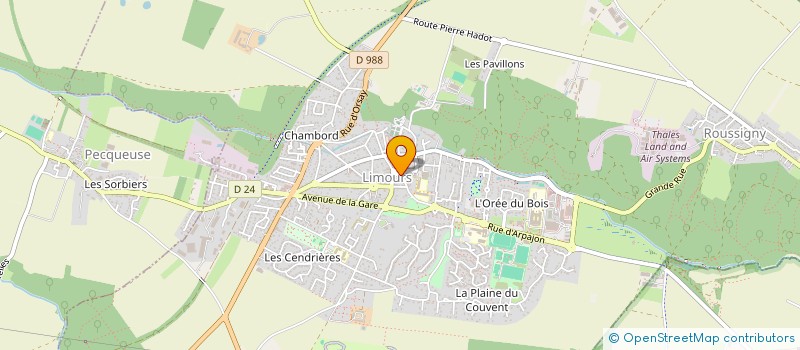 localisation de l'entreprise SCI LE CHAMPS DES GRANGES à LIMOURS