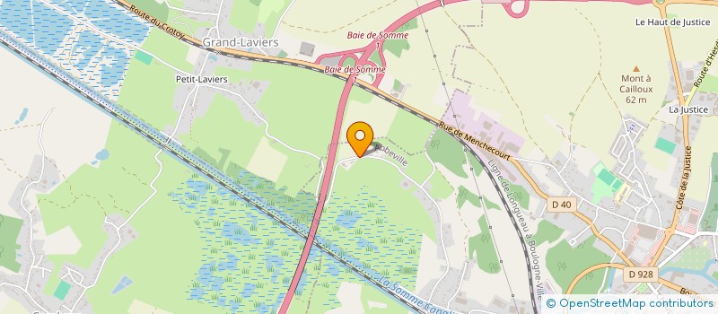 localisation de l'entreprise SCI LE CHAMPS DES OISEAUX à ABBEVILLE