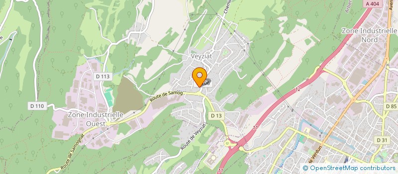 localisation de l'entreprise SCI LE CHANAY à OYONNAX