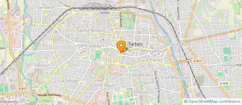 localisation de l'entreprise SCI LE CHANCHOU  TARBES